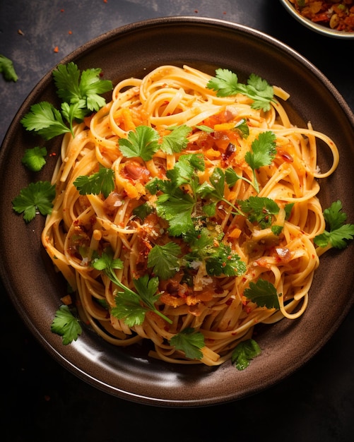 Bowl Pasta Parsley Pepper