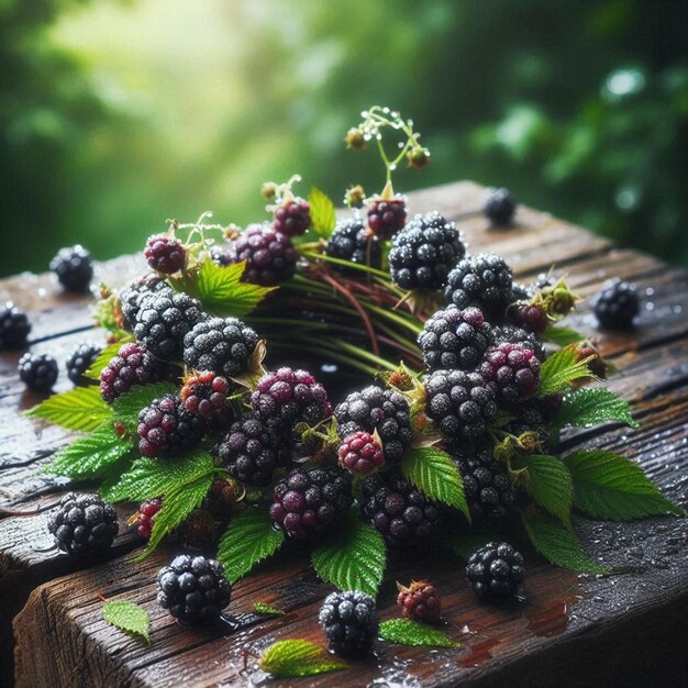 a bowl of raspberries blackberries and orange slices