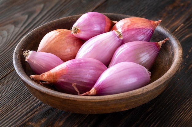 Bowl of shallots