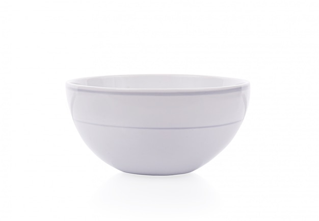 bowl on a white