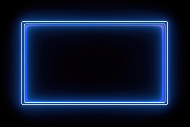 Photo box border neon backgrounds light