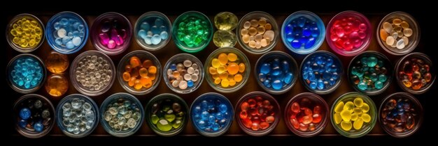 A box of colorful buttons is shown with one of them labeled " color ".