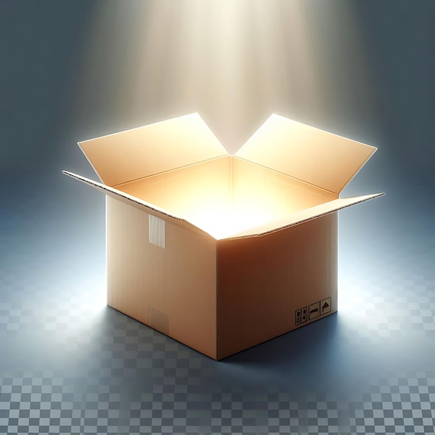 box isolated on a transparent background 1