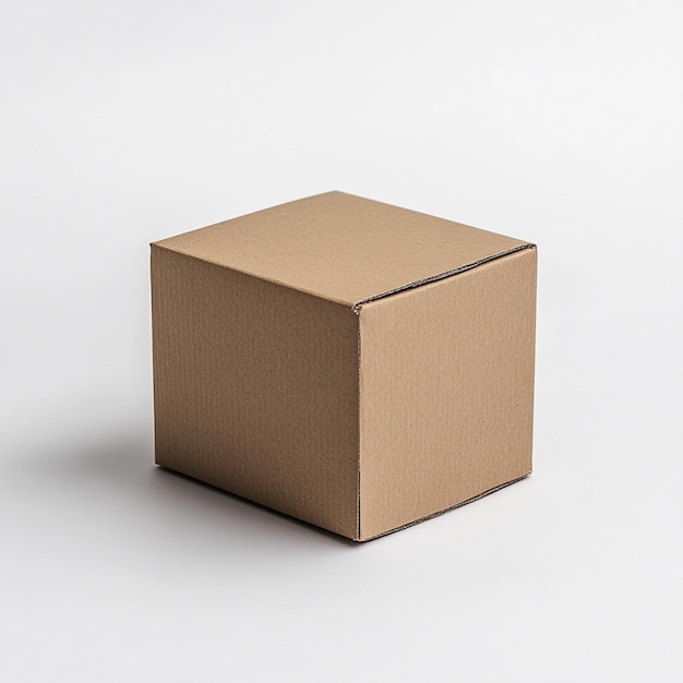 Box on White Background