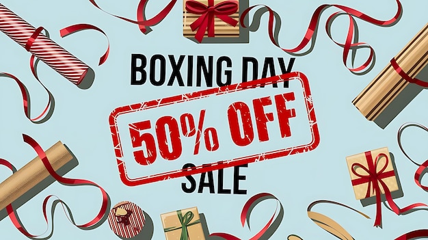 Boxing Day Sale Promotional Design