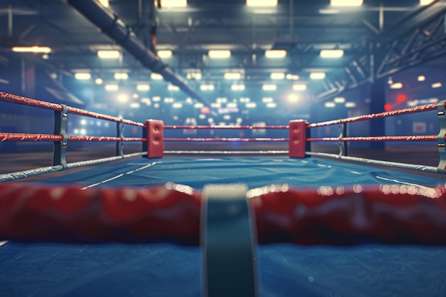 boxing ring ready for action