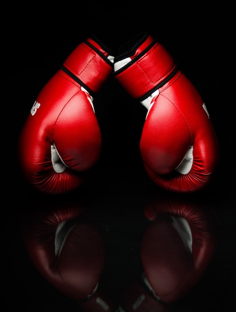 Boxing sport glove knock fist hand knockout