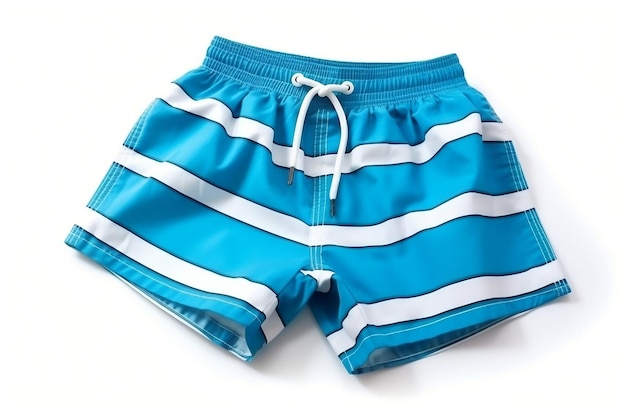 Boy's Swim Trunks on Isolated Transparent Background AI