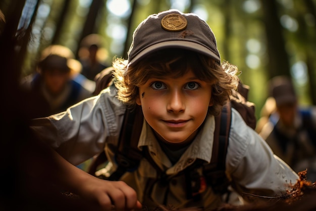 Photo boy scouting activities