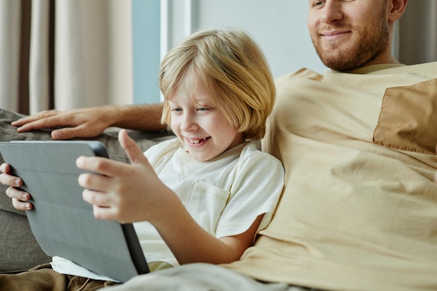 Boy Watching Videos Online