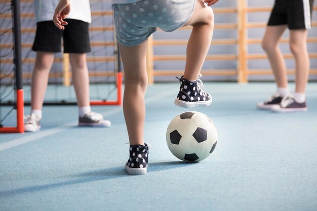 Photo boys playing football