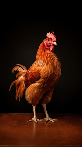 A Brahma chicken chicken poultry animal bird