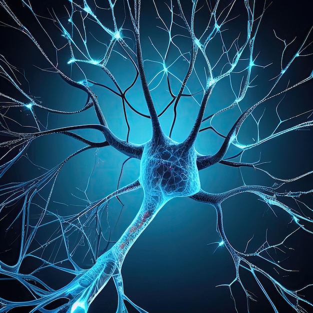 Brain nerve cells Created with AI generation toolsx9