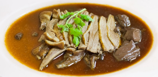 Braised goose in Lou Mei Sauce