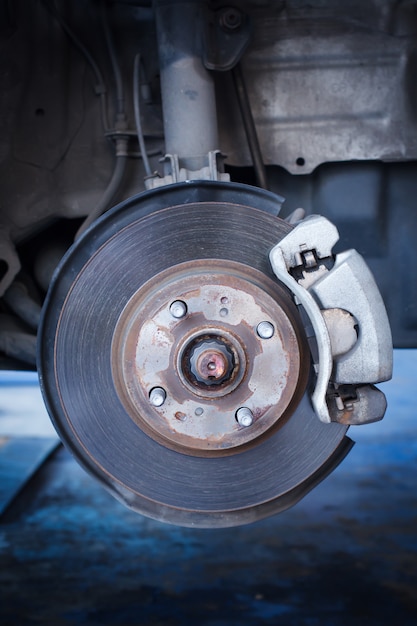 Brake disk and a wheel hub