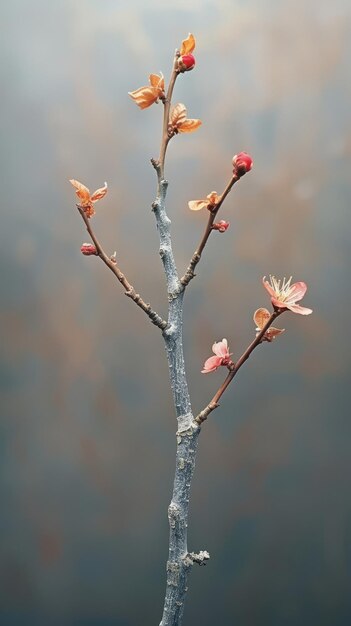 a branch with the word cherry on it