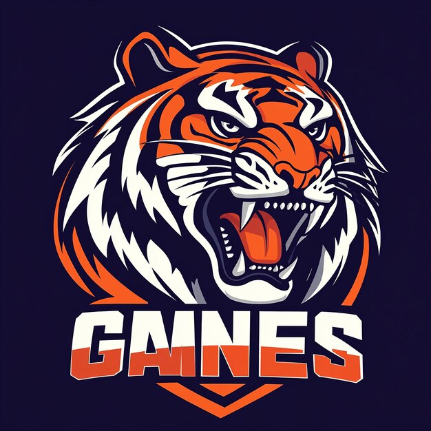 A brave and dynamic tiger bears the name GAMES