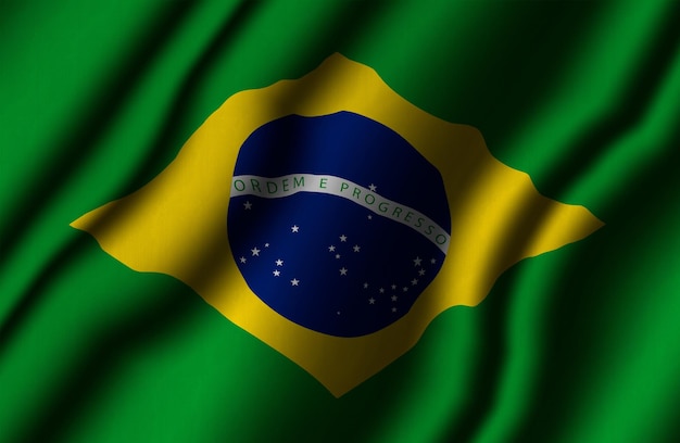 brazil flag illustration