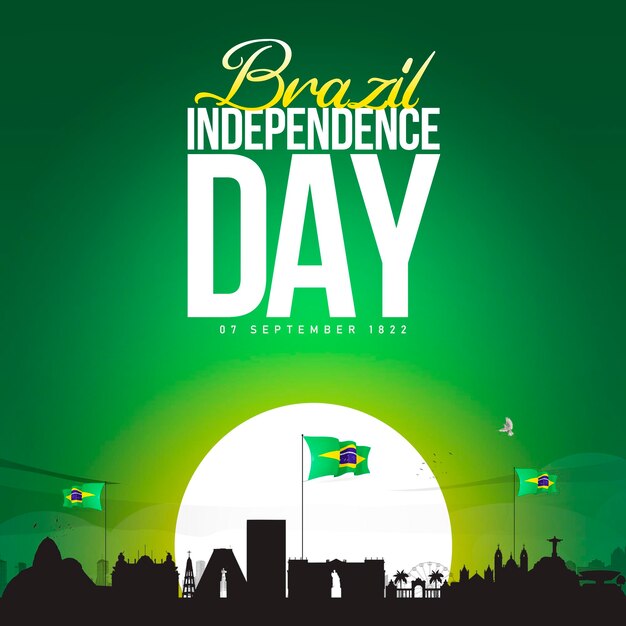 Brazil Independence Day Illustration 07 September