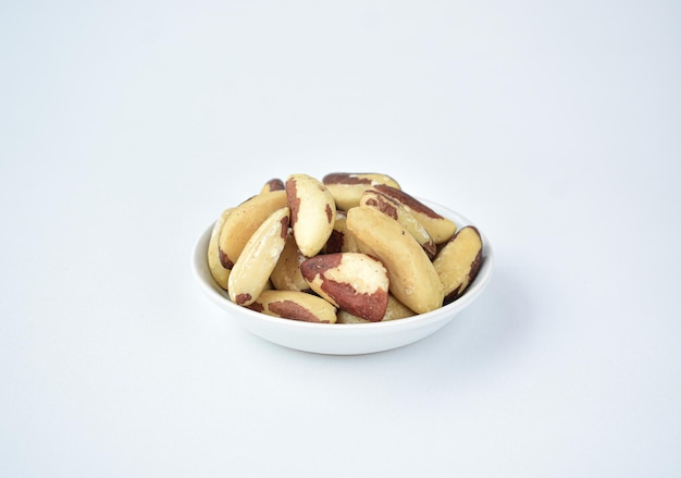 Brazil Nuts white background