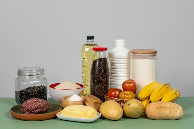 Brazilian basic food basket