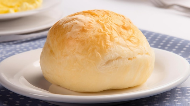 Brazilian cheese bread or pao de queijo traditional brazil snack made with cheese