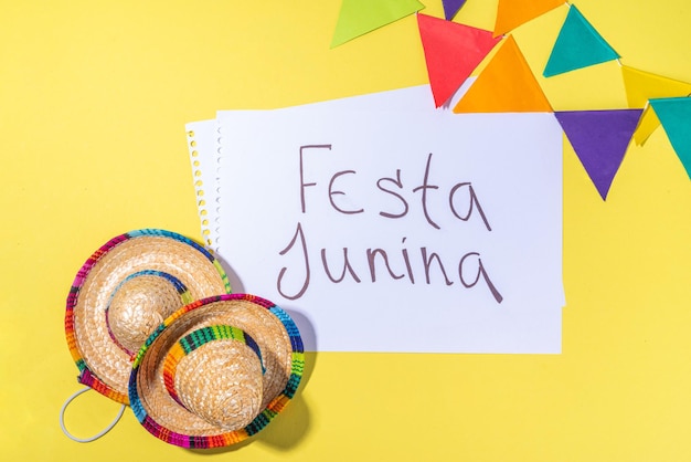 Brazilian Festa Junina Holiday Background