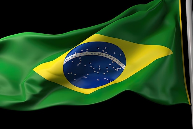 Brazilian flag Generative AI