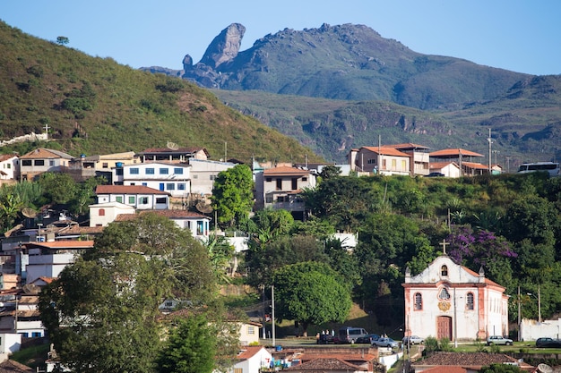 Brazilian houses on a hill