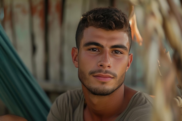 Brazilian Men Expressing Serenity and Joy