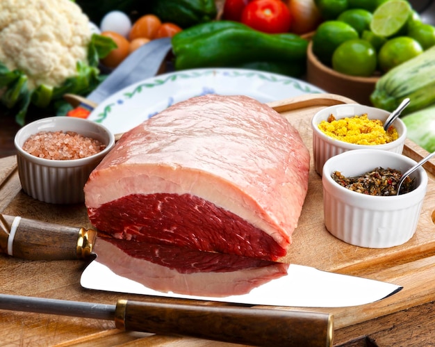 Brazilian Picanha Raw meat