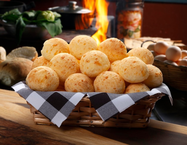 Brazilian snack cheese bread