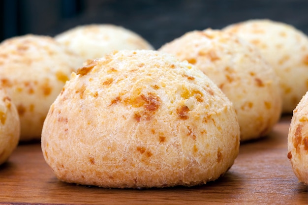 Brazilian snack, traditional cheese bread from Minas Gerais - pao de queijo