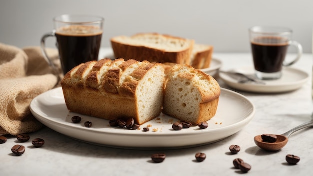 bread and coffee