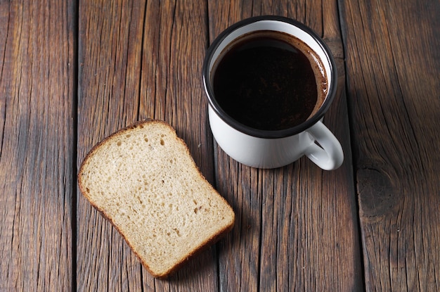 Bread and coffee