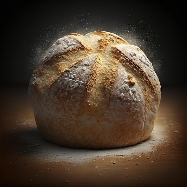 Bread illustration AI generation