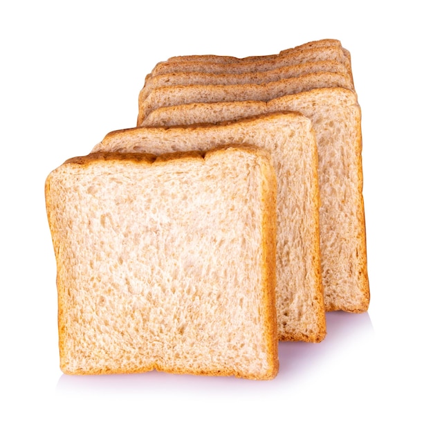 Bread isolated on white background