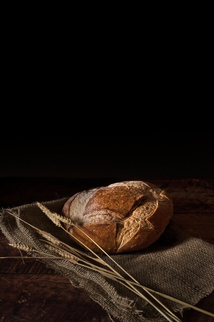 bread made with organic flours