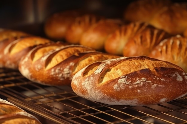 Bread preparation hands kneading dough on table closeup Generative AI