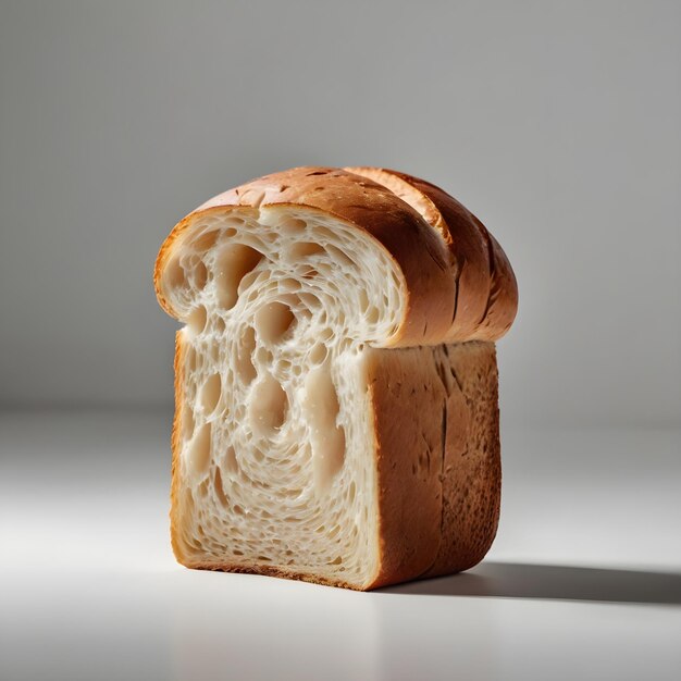 Bread on a white background