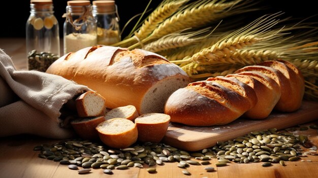 breads HD 8K wallpaper Stock Photographic Image