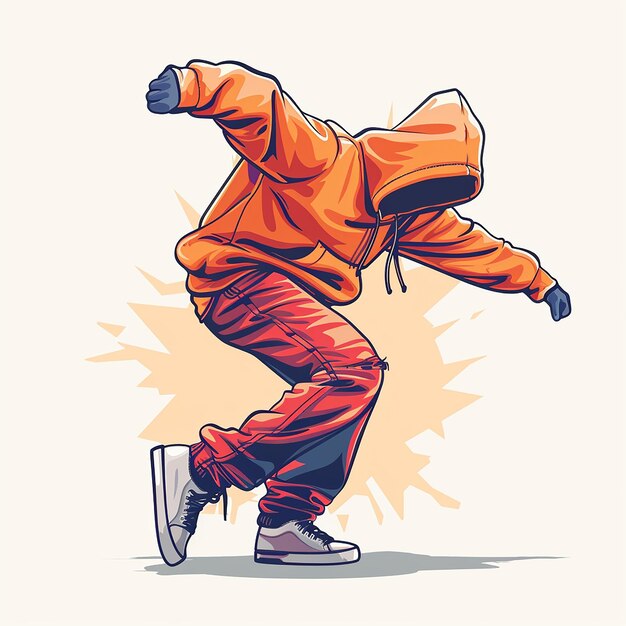 Photo breakdancing vector icon isolated on white background