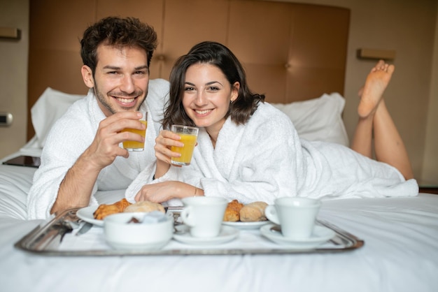 Breakfast in the bed