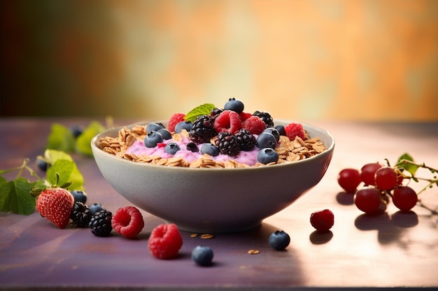 Breakfast Bowl Filled Cereal Granola