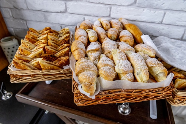 Breakfast Buffet Concept Breakfast Time in Luxury Hotel