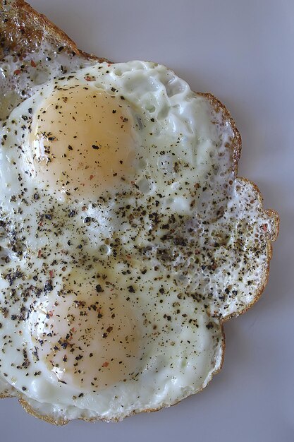 breakfast fried eggs / traditional egg breakfast