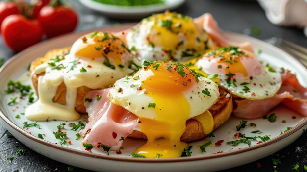 Breakfast Perfection Classic Eggs Benedict Dish