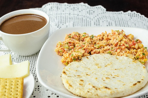 Breakfast traditional Colombia