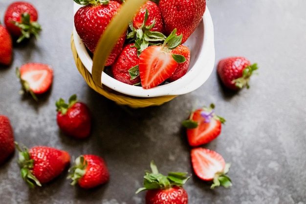 breakfast with strawberries