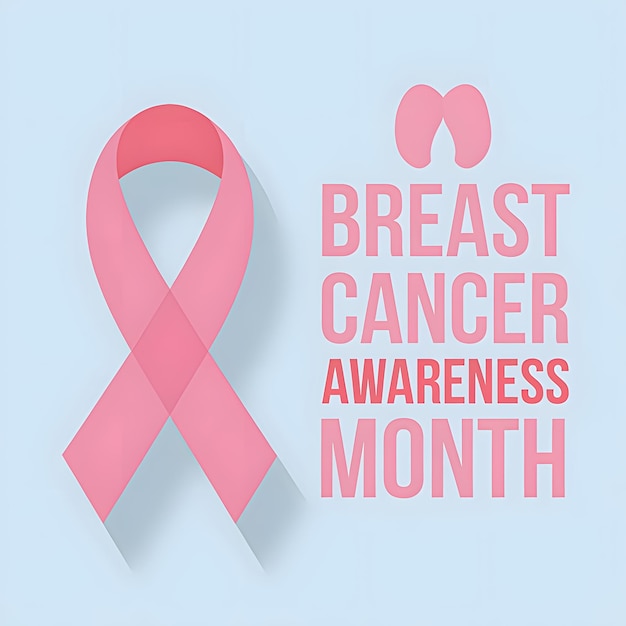 Breast cancer awareness month banner poster creative and quality design